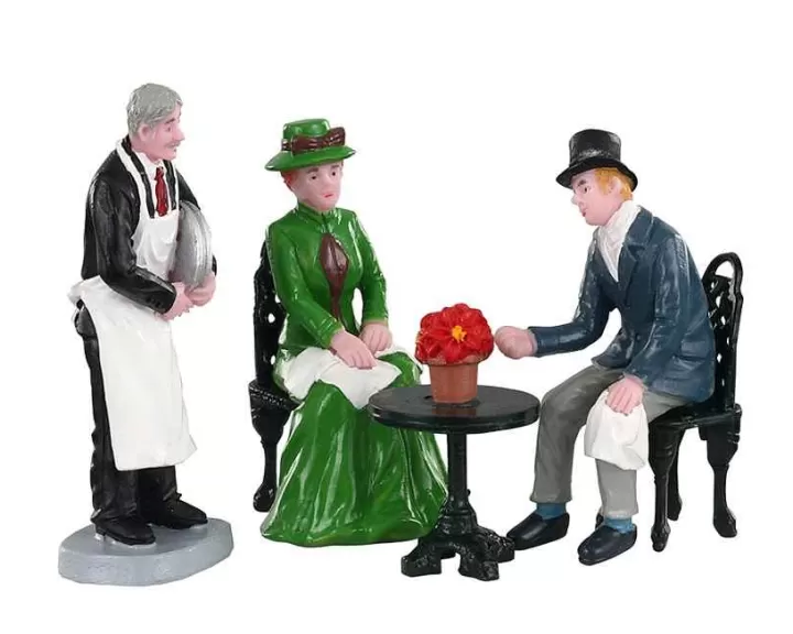 Lemax 02925 - Cafe Society, Set Of 4 - Figurines