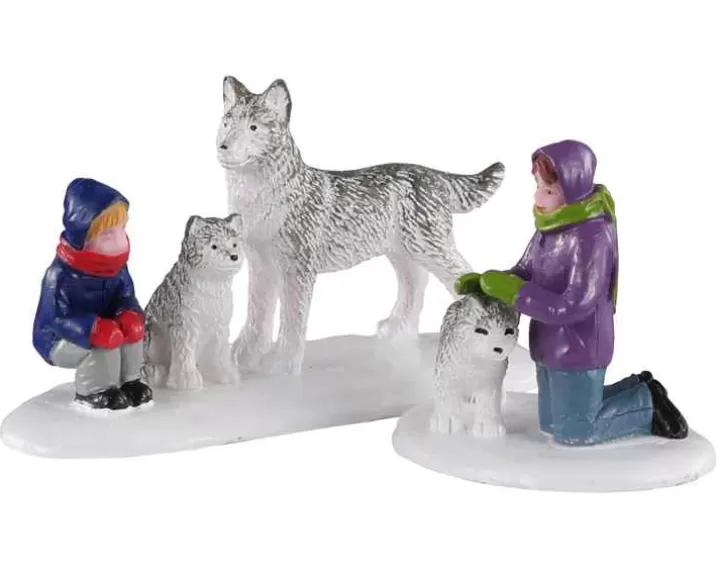 Lemax 02941 - Future Sled Dogs, Set Of 2 - Figurines