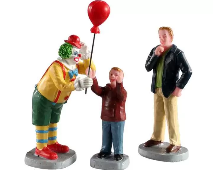 Lemax 02953 - Friendly Clown, Set Of 3 - Figurines