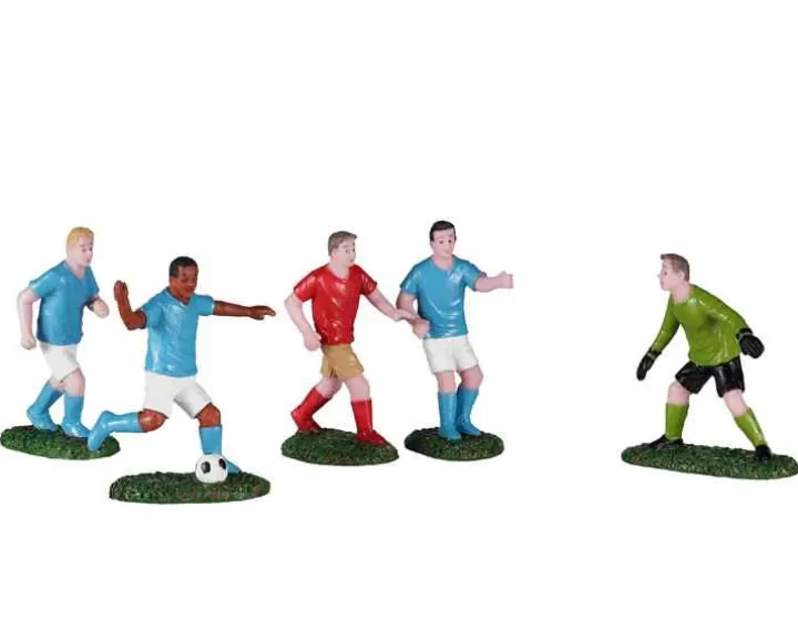 Lemax 02962 - Soccer Practice, Set Of 5 - Figurines