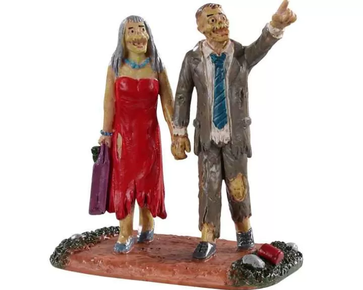 Lemax 02963 - Graveyard Partygoers - Spooky Town Figurines