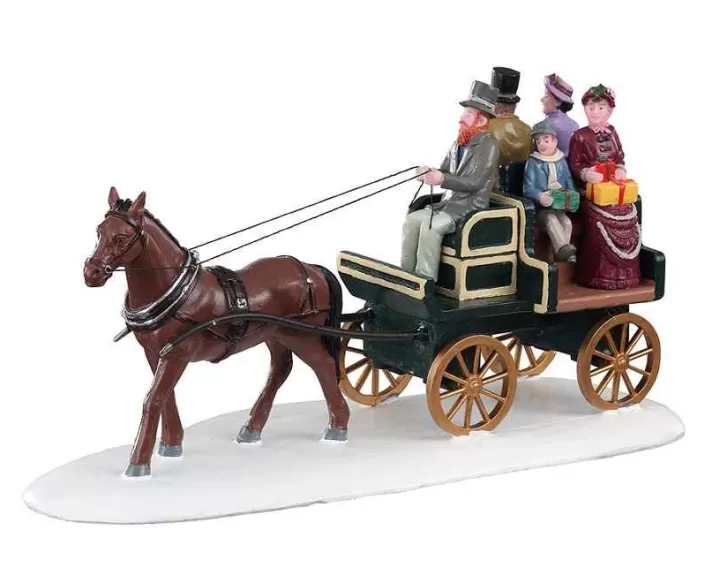 Lemax 03516 - Jaunting Car - Table Pieces