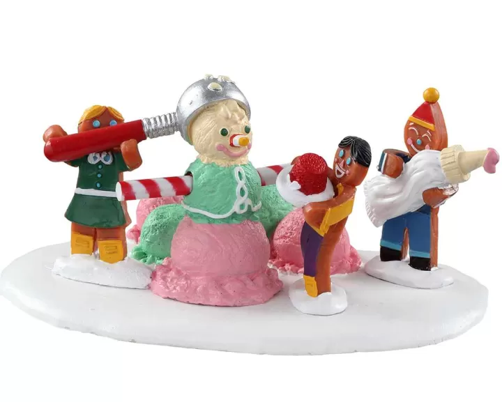 Lemax 03532 - Triple Scoop Snowman - Sugar N Spice Accessories