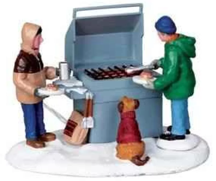 Lemax 04234 - Grillin' & Chillin', B/O (4.5V) - Christmas Village Table Pieces