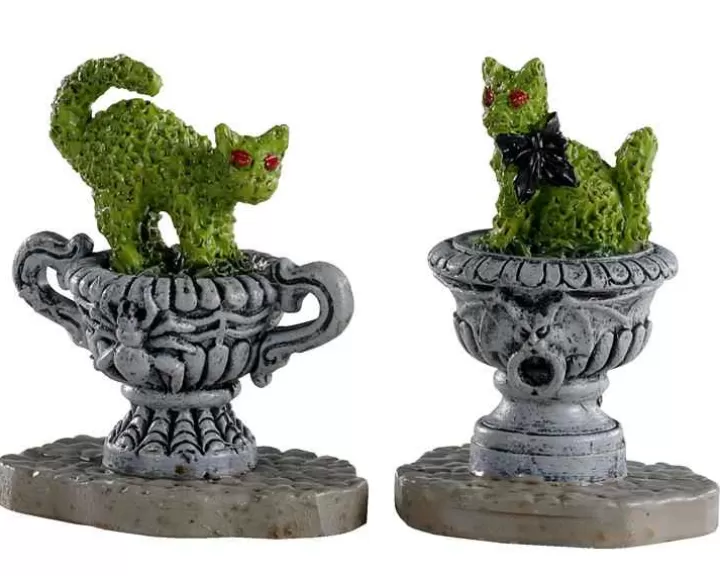 Lemax 04714 - Haunted Topiary, Set Of 2 - Spooky Town Accessories