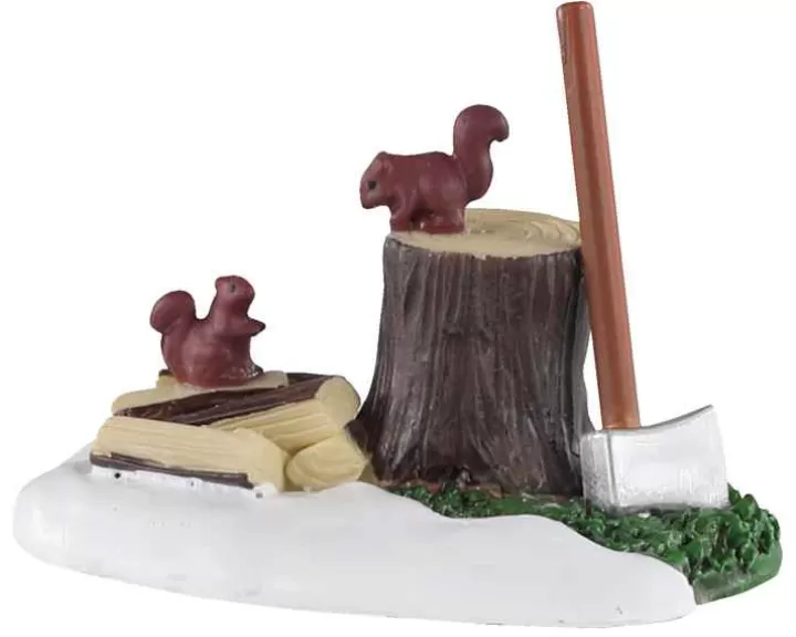 Lemax 04730 - Axe And Logs - Misc. Accessories