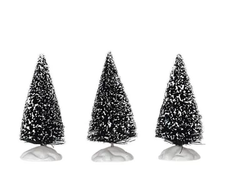 Lemax 04763 - Bristle Tree, Set Of 3, Mini - Trees