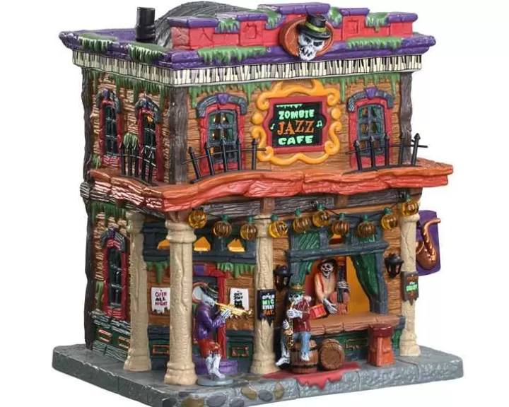 Lemax 05612 - Zombie Jazz Cafe - Spooky Town Houses