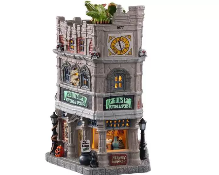 Lemax 05615 - Dragon's Lair Potions & Spells - Spooky Town Houses