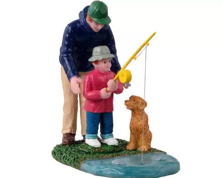 Lemax 12038 - His First Fishing Lesson - Figurines