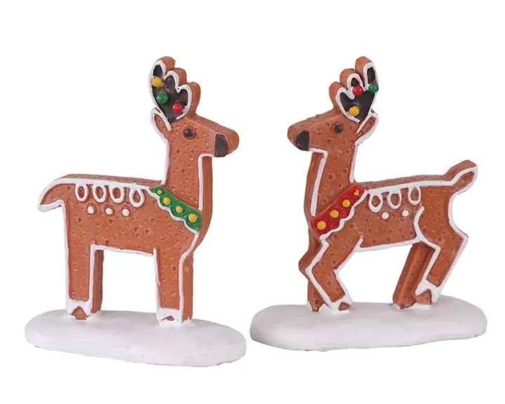 Lemax 12059 - Deer Delights, Set Of 2 - Sugar N Spice Figurines