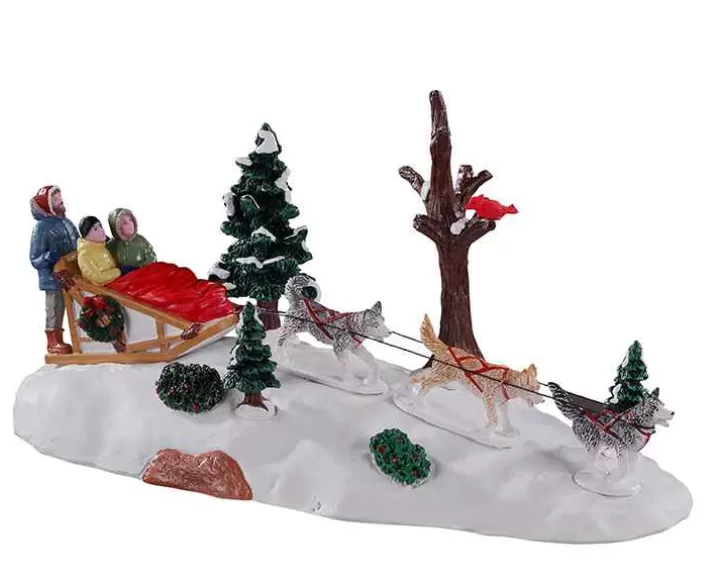 Lemax 13557 - Dog Sledding Afternoon - Table Pieces