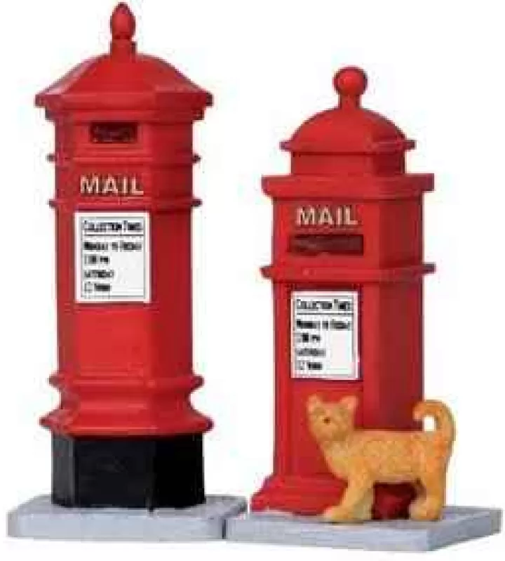 Lemax 14362 - Victorian Mailboxes, Set Of 2 - Christmas Village Misc. Accessories