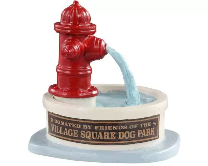 Lemax 14843 - Dog Park Water Fountain - Misc. Accessories