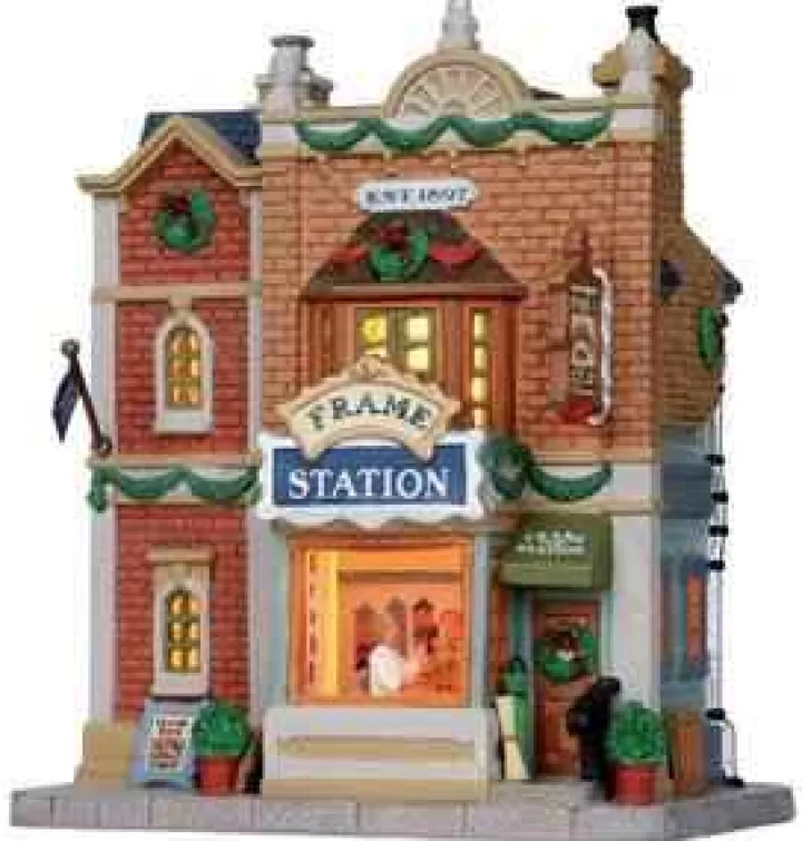 Lemax 15213 - Frame Station - Caddington Village Christmas Houses & Buildings