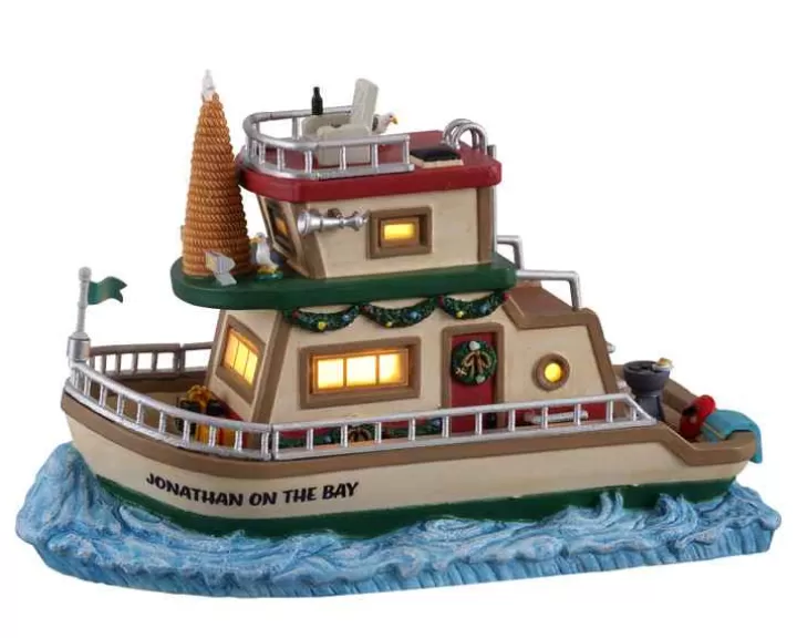Lemax 15754 - Jonathan's Houseboat On The Bay - Plymouth Corners