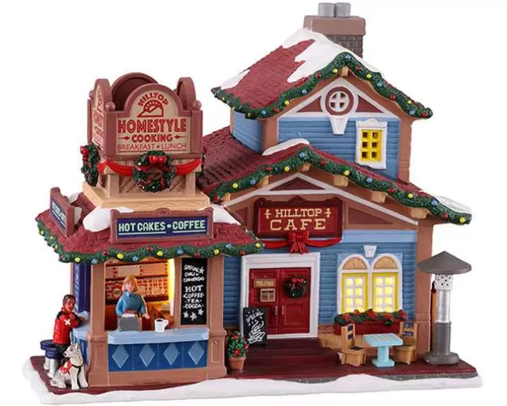 Lemax 15799 - Hilltop Cafe - Caddington Village Christmas Houses & Buildings