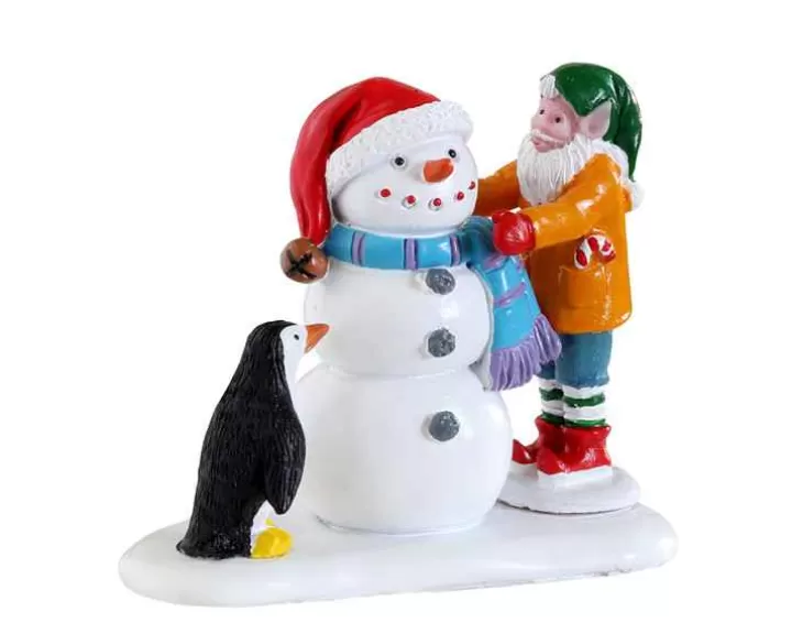 Lemax 22134 - Building A Snowman - Christmas Village Figurines