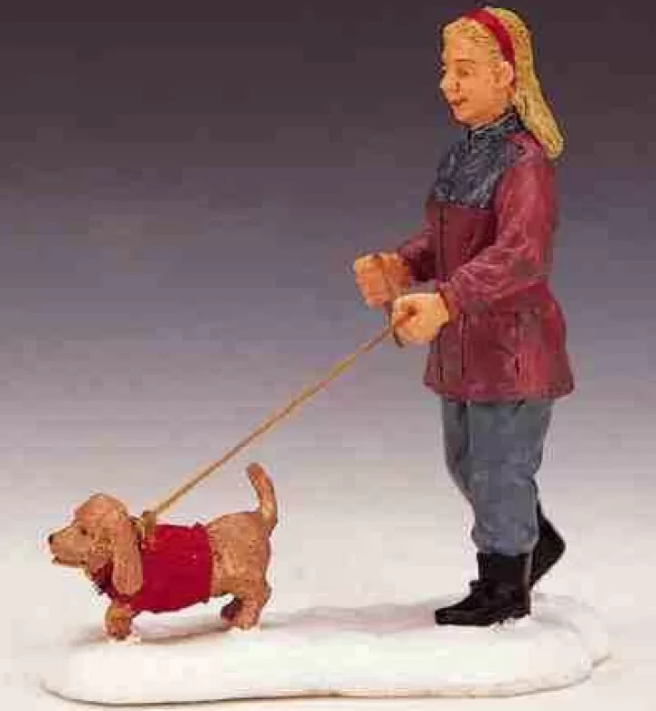 Lemax 22568 - Strolling With Pooch - Christmas Village Figurines