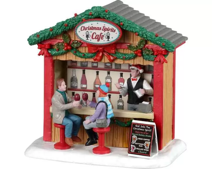 Lemax 23605 - Christmas Spirits Cafe - Christmas Village Table Pieces