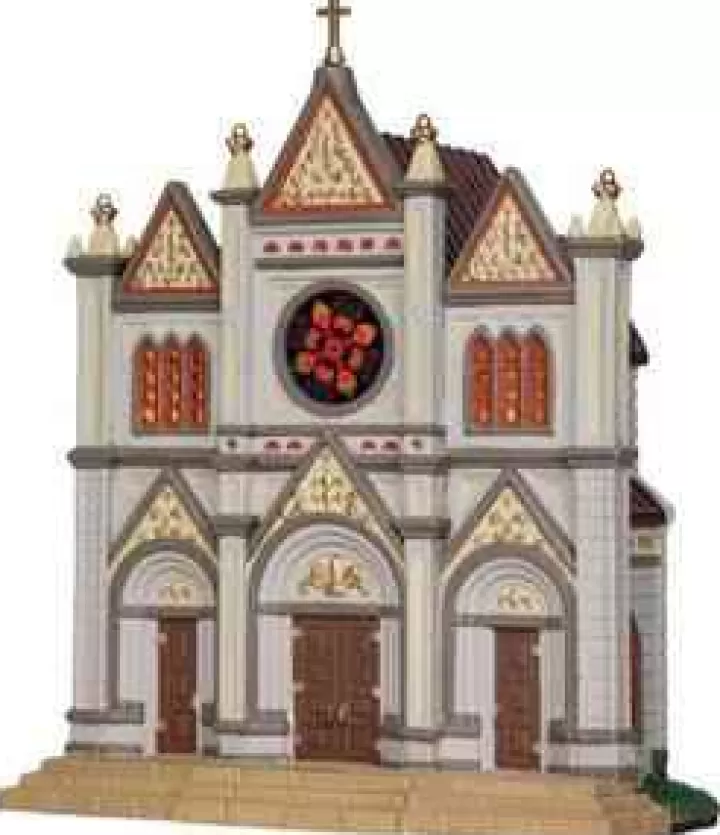 Lemax 25403 - French Cathedral - Caddington Village Christmas Houses & Buildings