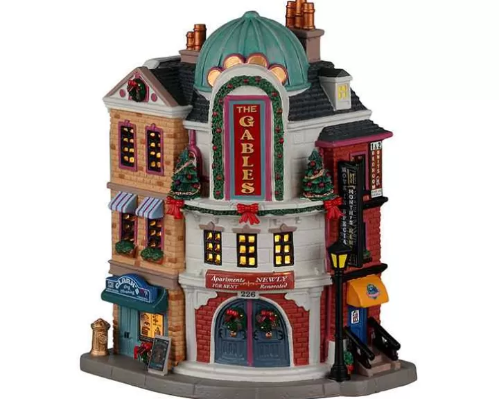 Lemax 25879 - The Gables Apartments - Caddington Village Christmas Houses & Buildings
