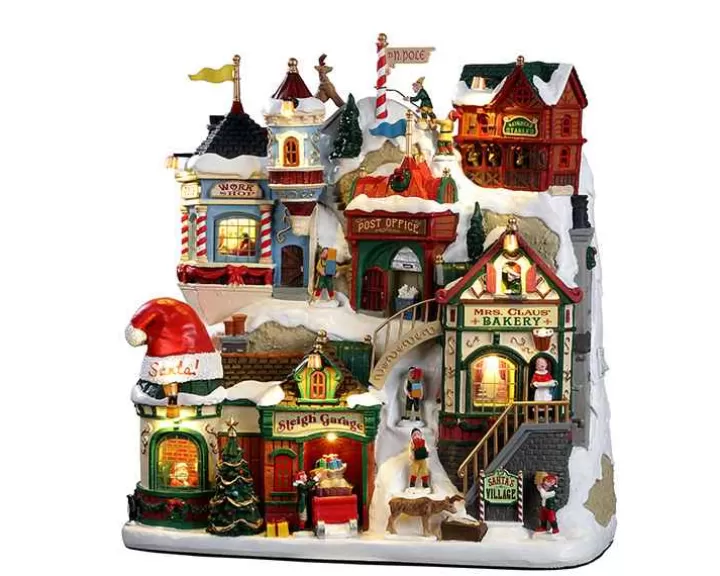 Lemax 25925 - Santa's Village, Battery-Operated (4.5-Volt) - Facades