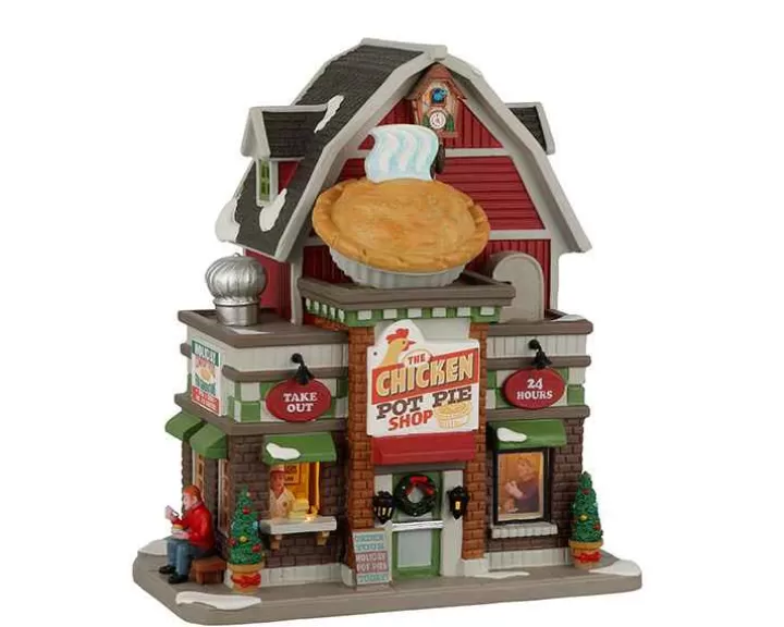 Lemax 25932 - The Chicken Pot Pie Shop - Harvest Crossing Christmas Village Houses & Buildings