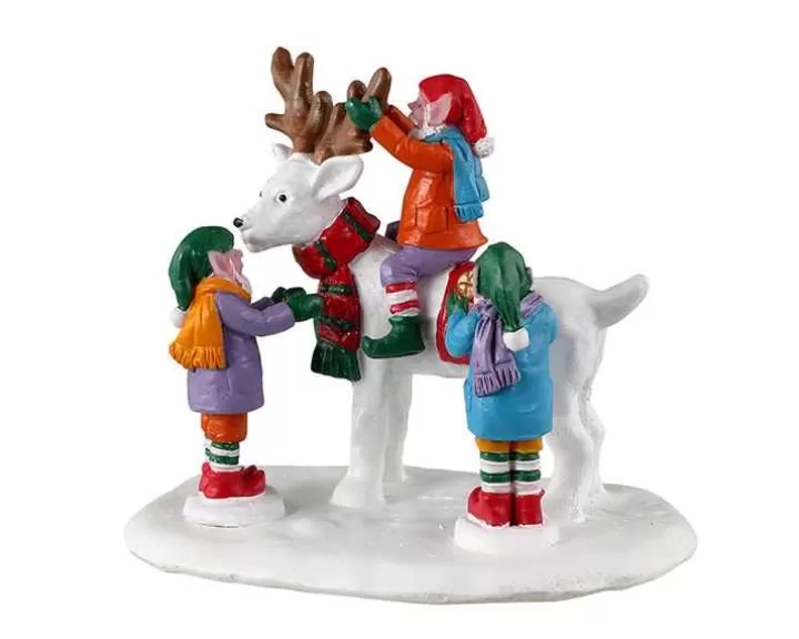 Lemax 33629 - Reindeer Snowman - Santa's Wonderland; Table Pieces