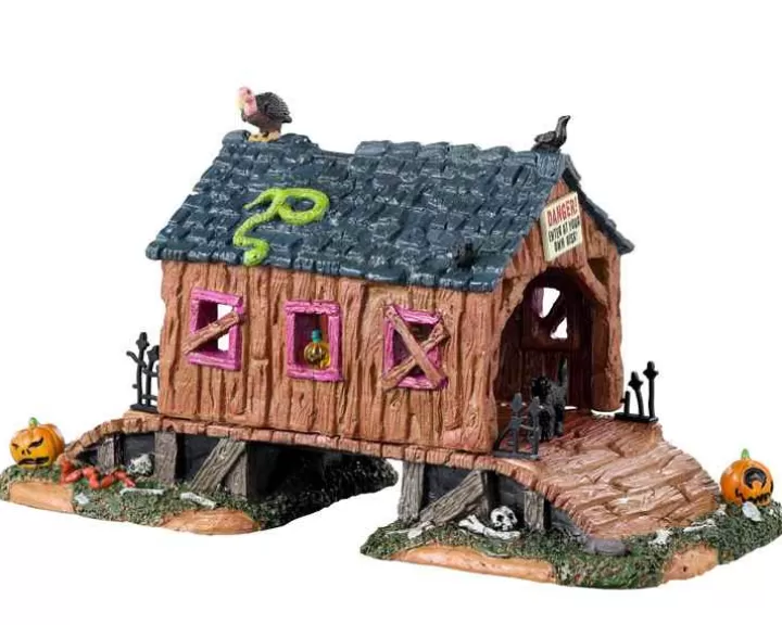 Lemax 33631 - Creepy Covered Bridge - Spooky Town Accessories