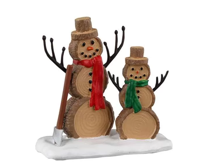 Lemax 34095 - Log Snowmen - Misc. Accessories