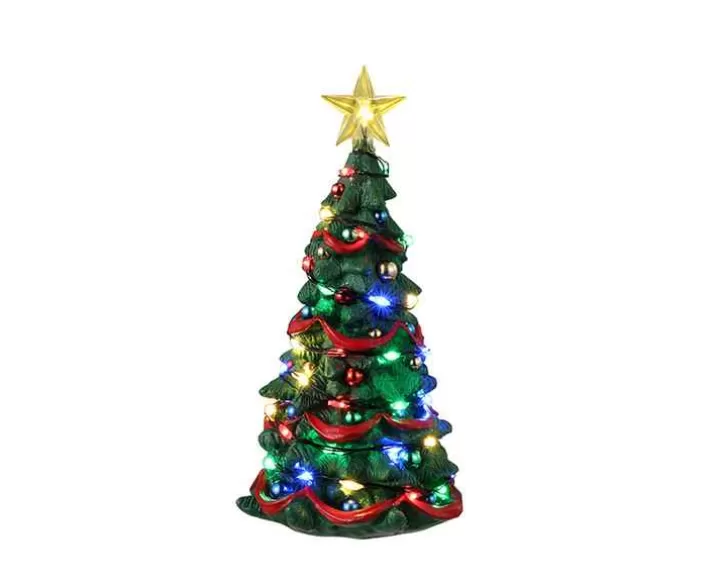 Lemax 34101 - Joyful Christmas Tree, Battery-Operated (4.5-Volt) - Trees