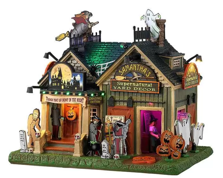 Lemax 35005 - Samantha's Supernatural, Battery-Operated (4.5-Volt) - Spooky Town Houses