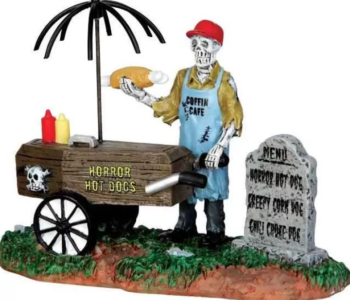 Lemax 42215 - Ghoul Hot Dog Vendor - Spooky Town Halloween Village Figurines