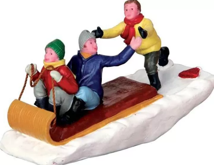 Lemax 42248 - Toboggan Trouble - Christmas Village Figurines