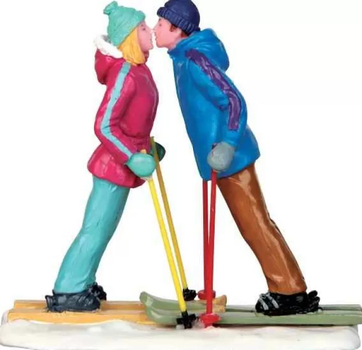 Lemax 42269 - First Ski Date - Christmas Village Figurines