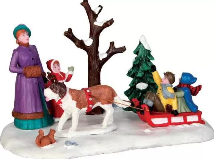 Lemax 43097 - Sleigh Rides - Christmas Village Table Pieces