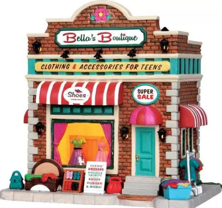Lemax 45720 - Bella's Boutique - Jukebox Junction Christmas Houses & Buildings