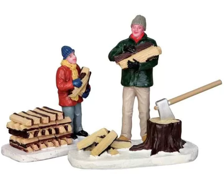 Lemax 52323 - Stacking Firewood, Set Of 2 - Christmas Figurines