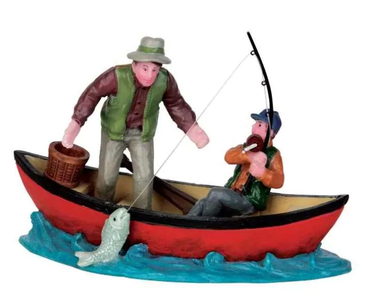 Lemax 52344 - Canoe Catch - Christmas Figurines