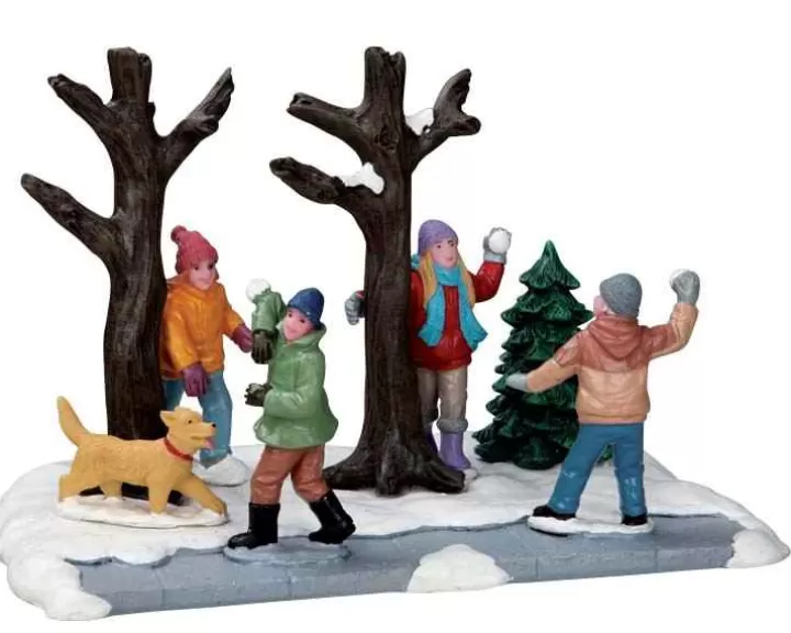 Lemax 53216 - Snowball Ambush - Christmas Village Table Pieces