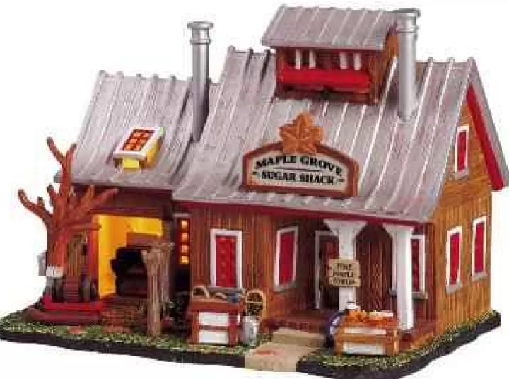 Lemax 55235 - Maple Grove Sugar Shack - Vail Village Christmas Houses & Buildings