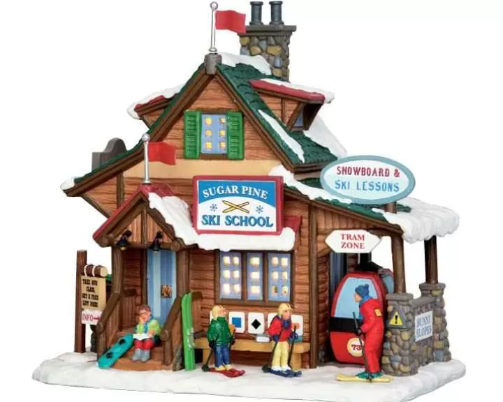 Lemax 55940 - Sugar Pine Ski School - Vail Village Christmas Houses & Buildings