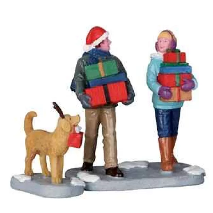 Lemax 62445 - Christmas Party, Set Of 2 - Figurines