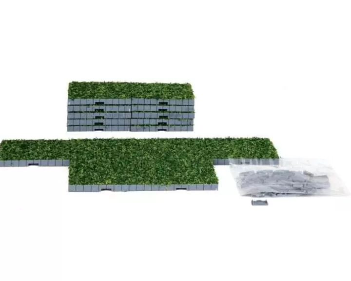 Lemax 64107 - Plaza System (Grass, Square) - 16 Pcs - Landscape