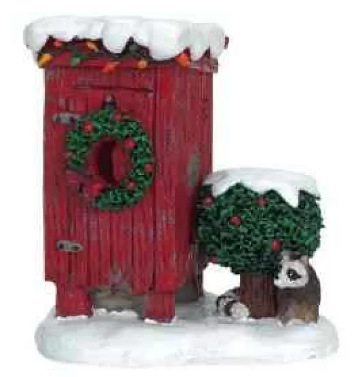 Lemax 64481 - Christmas Outhouse - Christmas Village Misc. Accessories