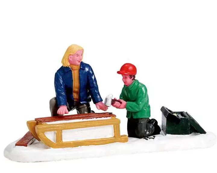 Lemax 72508 - Building A Sled - Figurines