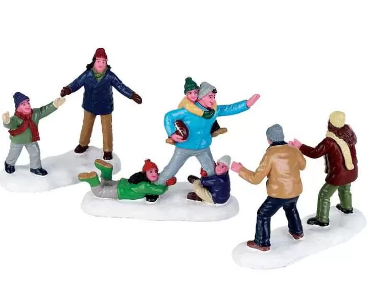 Lemax 72535 - Family Football, Set Of 3 - Figurines