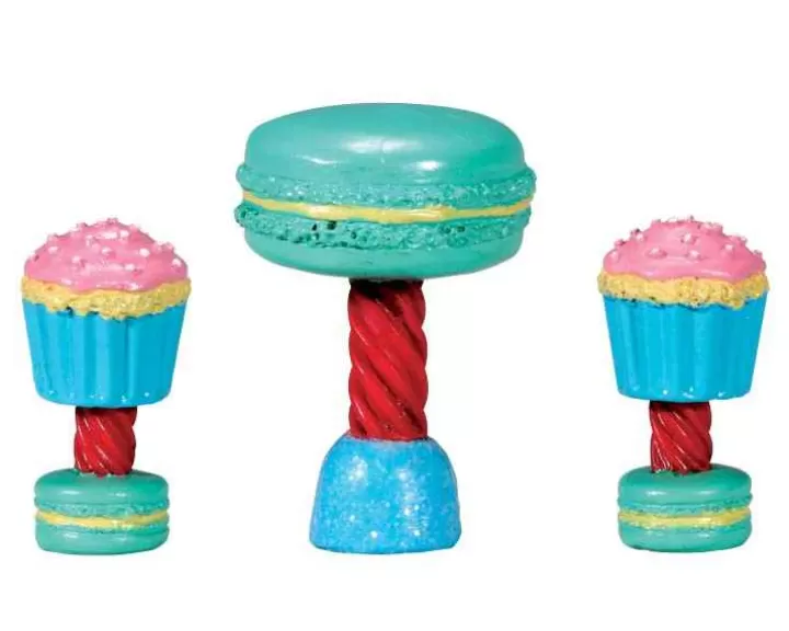 Lemax 74205 - Dessert Table Set, Set Of 3 - Sugar N Spice Accessories