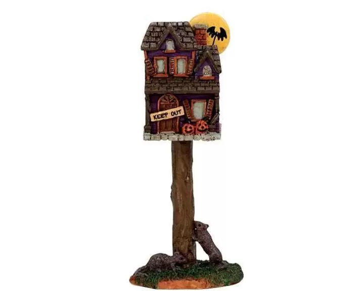 Lemax 74216 - Full Moon Birdhouse - Spooky Town Accessories